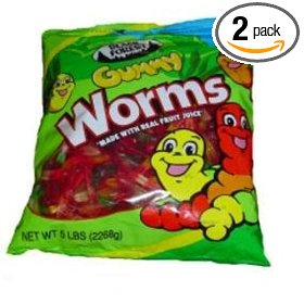 Packs of Gummy Worms!