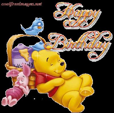 pohh birthday greetings