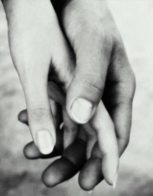 Holding hands