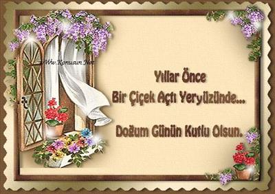 Doğum günü kartı