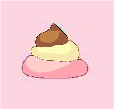 Neopolitan Ice Cream Poo