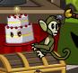Monkey eaten cake