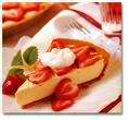 Slice of Strawberry Cheesecake