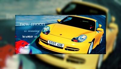 sarı bir porche911 turbo :D