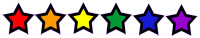 Stars - black outline