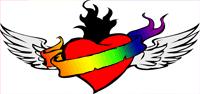 Flying heart