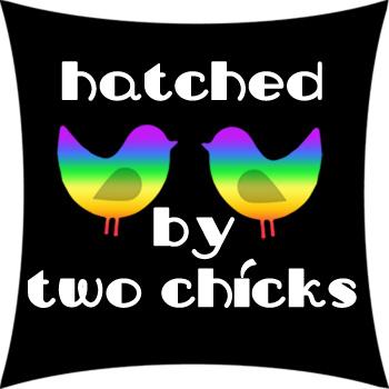 Hatched by two chicks