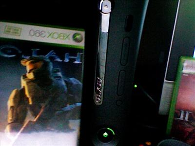 xbox 360 elite with halo 3 and fable2, and a flat screen 32\" plasma TV!