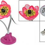 çiçekli  webcam