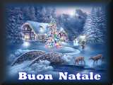 PAESAGGIO INNEVATO BLU