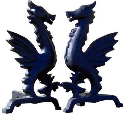 Dragon Andirons