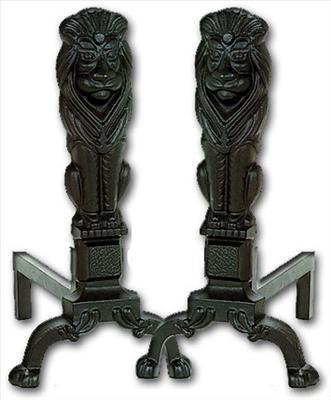 Lion Andirons