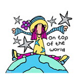 on the top of world