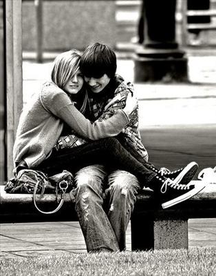 sweet cute hug