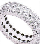 Eternity Ring Countless Diamonds Pave Setting