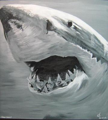 The Silver Bullet Acrylic Painting On Canvas by Bob Timmons www.bobtimmons.org