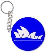 Sydney Opera House Keychain