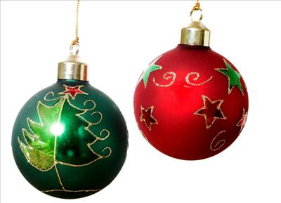 Christmas baubles