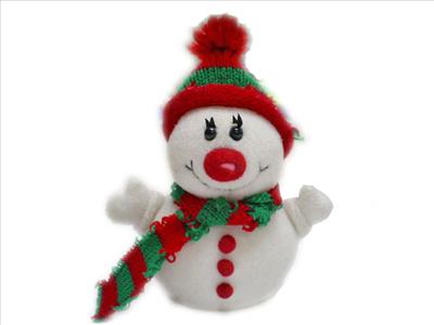 Plush snowman