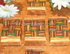 Kek Lapis Tikar Mengkuang