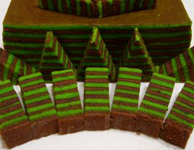 Kek Lapis Chocolate Peppermint