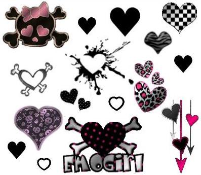 Emo Gril Heart