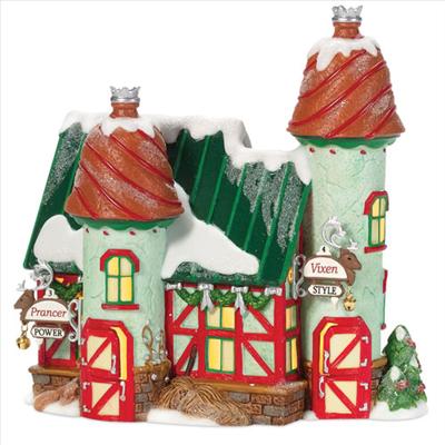 The Reindeer Stables- Prancer and Vixen 