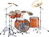 orange jazz drums