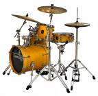 golden jazz drums