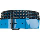 blue belt wit black studs