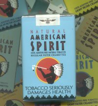 un  paquet de american spirit bleus