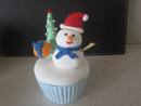Snowman Cupcake