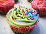Rainbow Cupcake