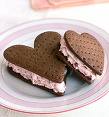 Ice cream hearts.