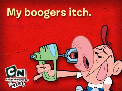 My boogers itch