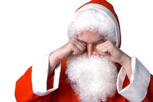 crying santa 
