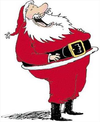 laughing santa