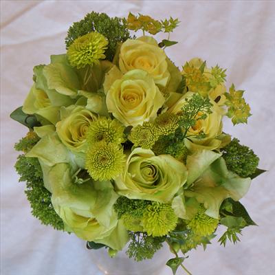 Bouquet of Green Roses