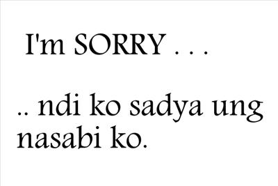 Sorry