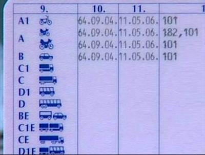 driving licence