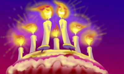 kue ultah+lilin