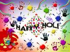 Happy and colorful holi