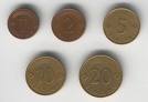 5 coins