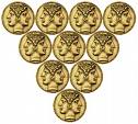 10 coins