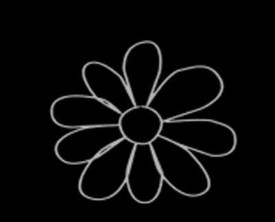 Flor paz e amor