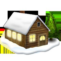 House in Snow