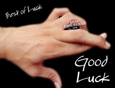 good luck