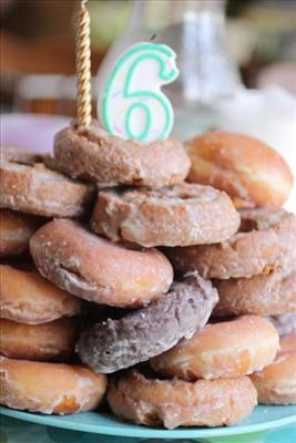 TRAY OF DONUTS
