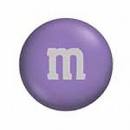 light purple m&m