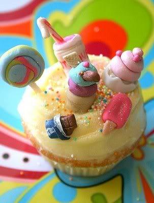 candy cupcake!